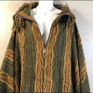 NWOT Gispa Donna Mohair-Wool Blend Cape